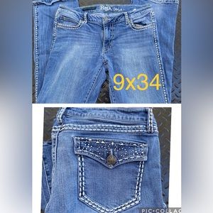 Rock 47 Wrangler Women’s Jeans size 9x34